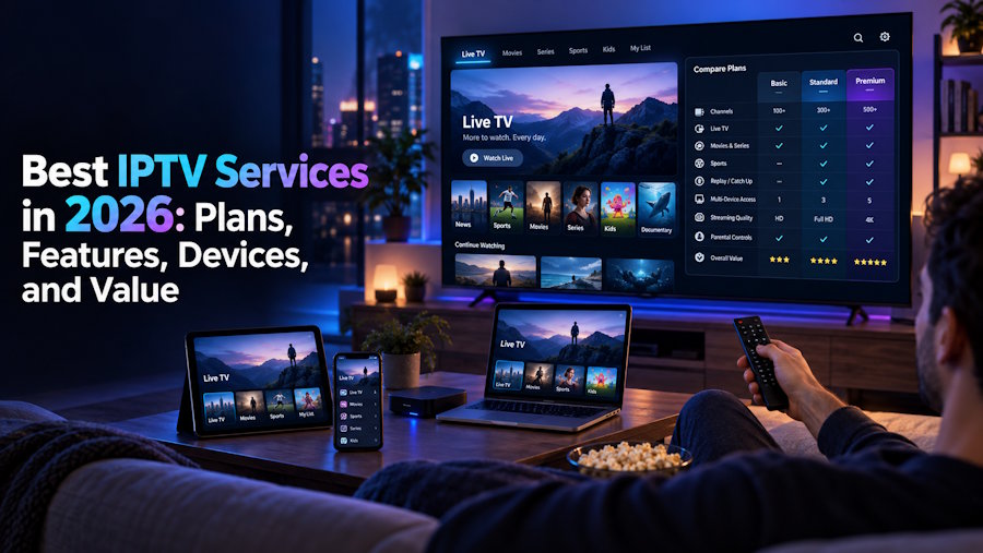 Best IPTV Services in 2026: Plans, Features, Devices, and Value