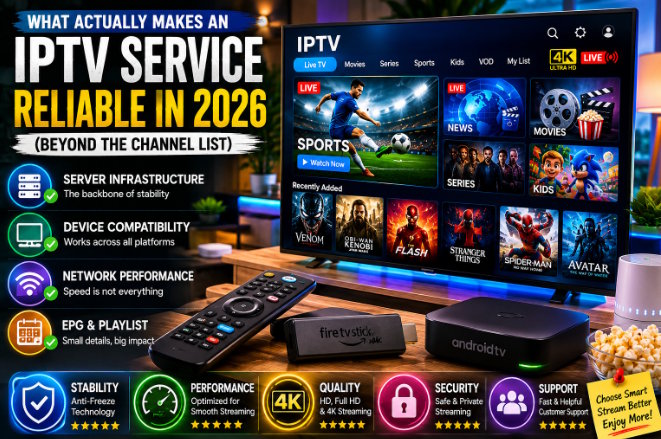 Best IPTV Services in 2026: The Reliability Factors Most Reviews Skip