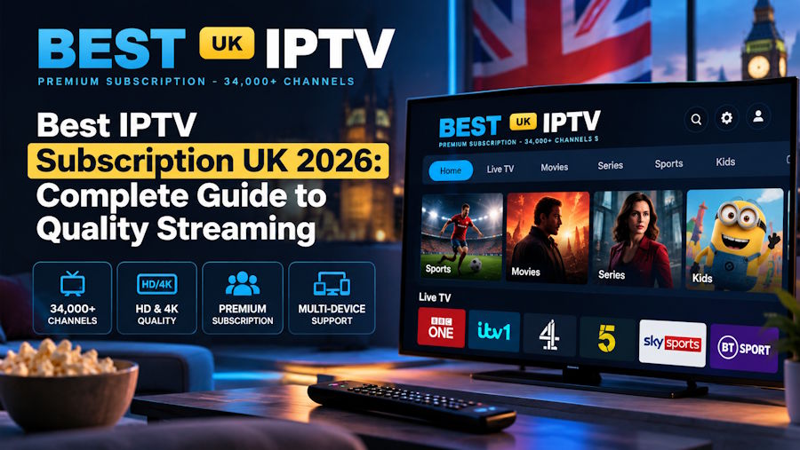 Best IPTV Subscription UK 2026: Complete Guide to Quality Streaming