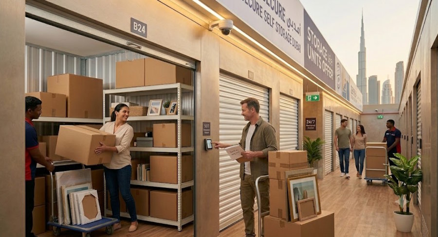 Best Storage Units Dubai Offers with Secure Self Storage Services