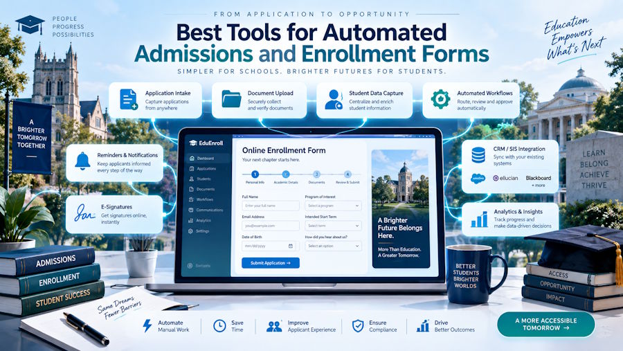Best Tools for Automated Admissions and Enrollment Forms