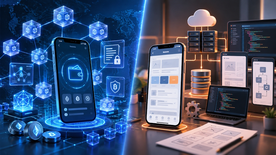 Blockchain vs. Traditional Mobile App Development: Key Differences