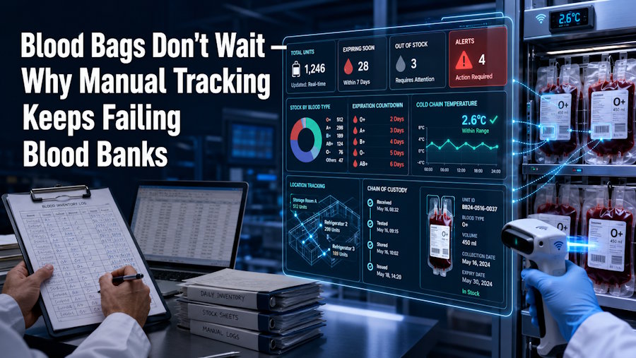 Blood Bags Don't Wait — Why Manual Tracking Keeps Failing Blood Banks