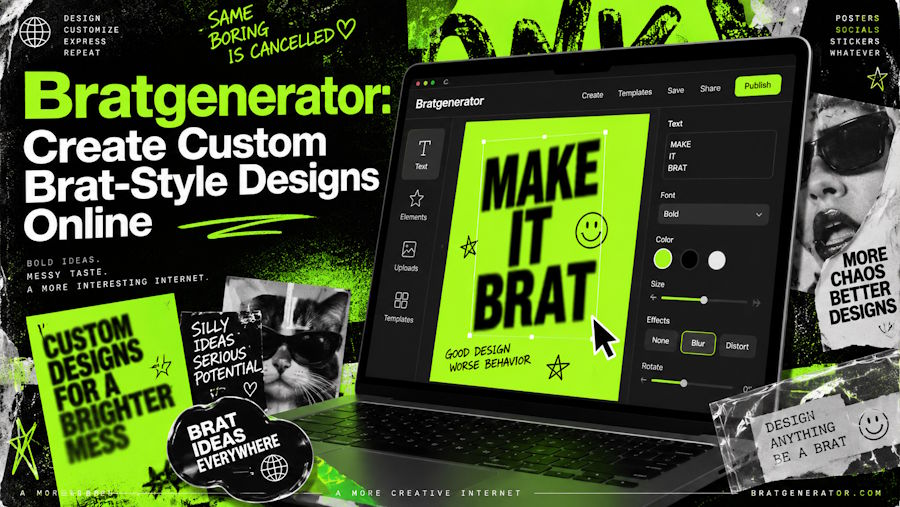 Bratgenerator: Create Custom Brat-Style Designs Online