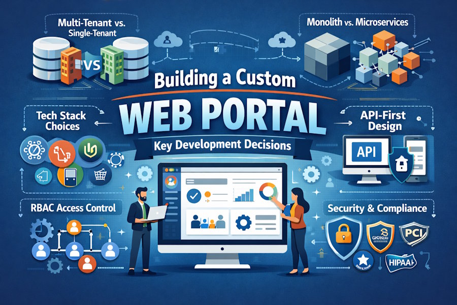 Building a Custom Web Portal: Key Development Decisions