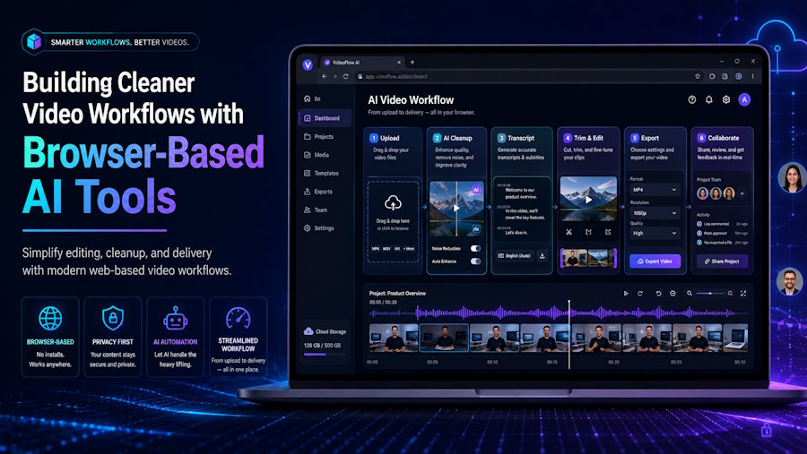 Building Cleaner Video Workflows with Browser-Based AI Tools