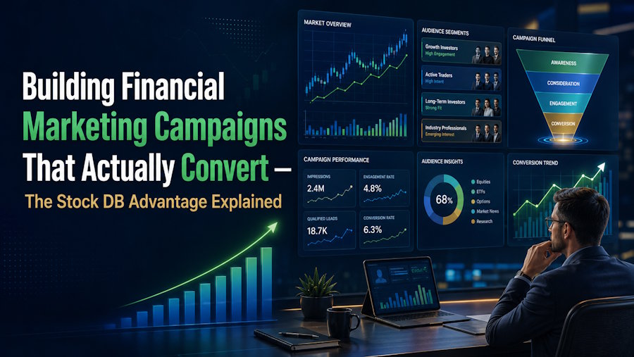 Building Financial Marketing Campaigns That Actually Convert — The Stock DB Advantage Explained