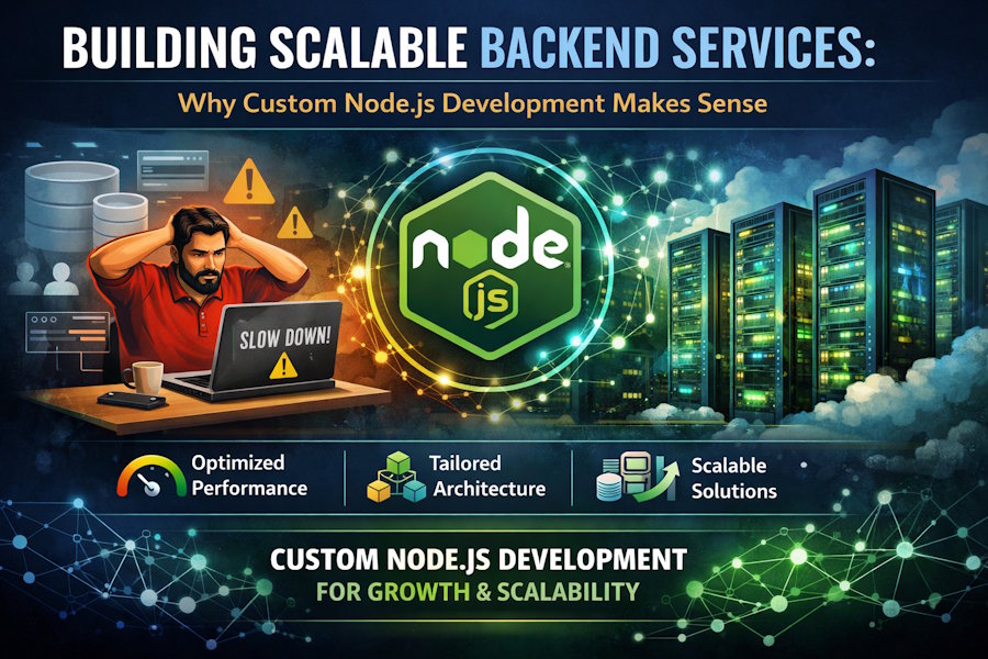 Building Scalable Backend Services: Why Custom Node.js Development Makes Sense