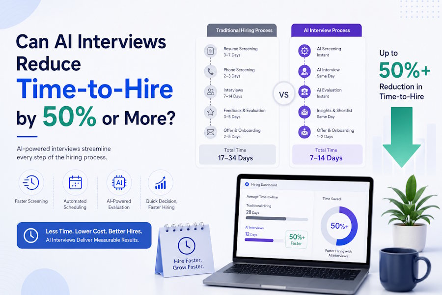 Can AI Interviews Reduce Time-to-Hire by 50% or More?