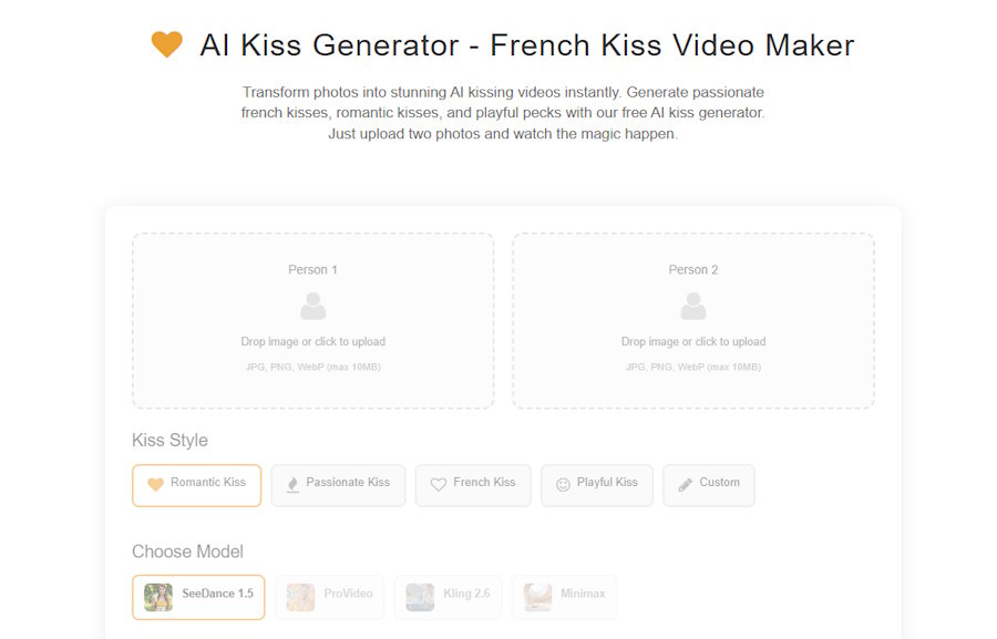 Can You Create a Kissing Video from Two Photos — And How Does It Even Work?