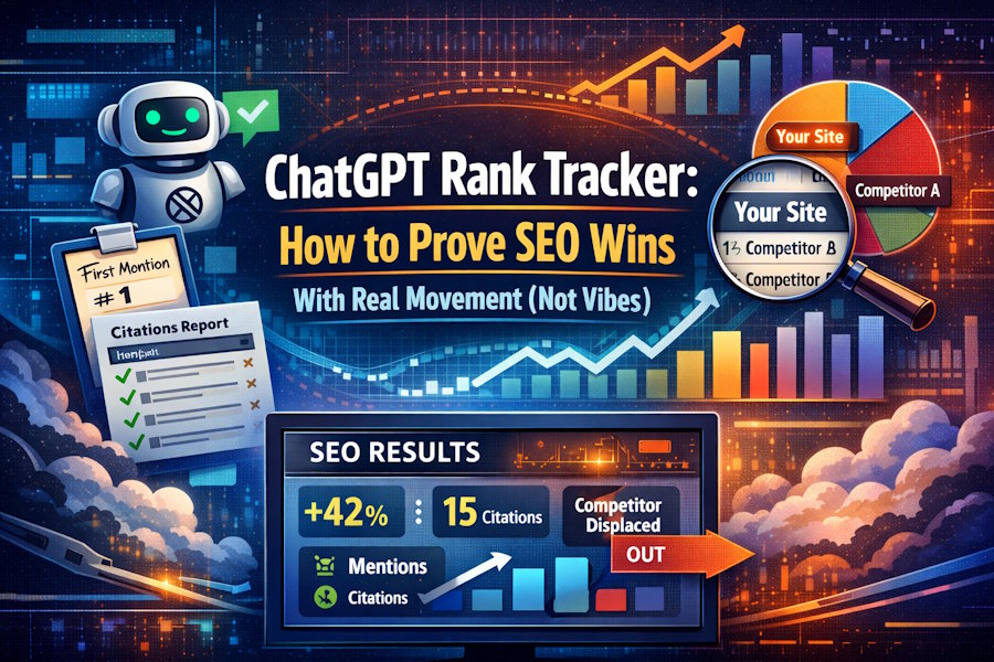ChatGPT Rank Tracker: How to Prove SEO Wins With Real Movement (Not Vibes)
