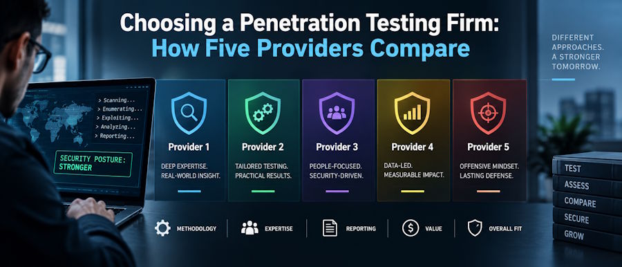 Choosing a Penetration Testing Firm: How Five Providers Compare