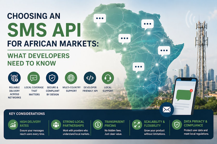 Choosing an SMS API for African Markets: What Developers Need to Know