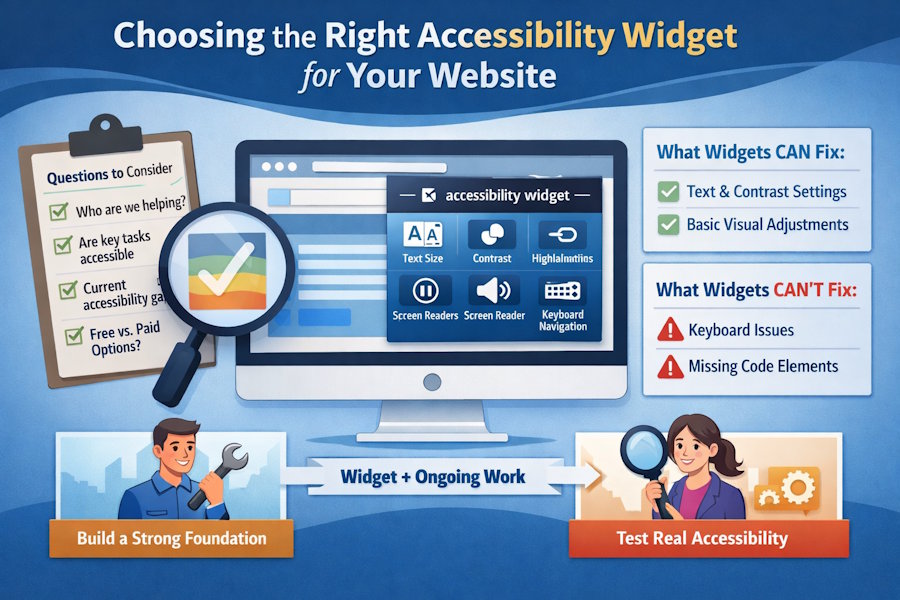Choosing the Right Accessibility Widget for Your Website