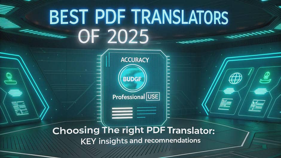 Choosing the Right PDF Translator: Key Insights and Recommendations