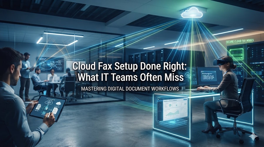 Cloud Fax Setup Done Right: What IT Teams Often Miss