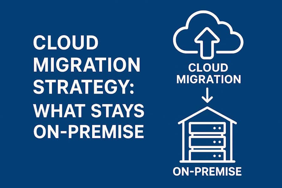 Cloud Migration Strategy: What Stays On-Premise?