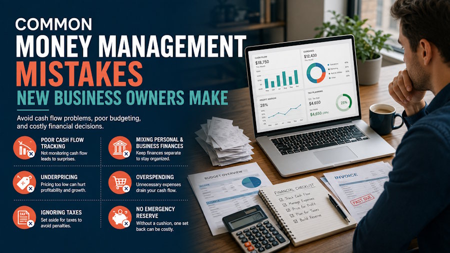 Common Money Management Mistakes New Business Owners Make