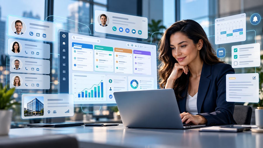 CRM for sales reps that keeps the entire book of business within reach