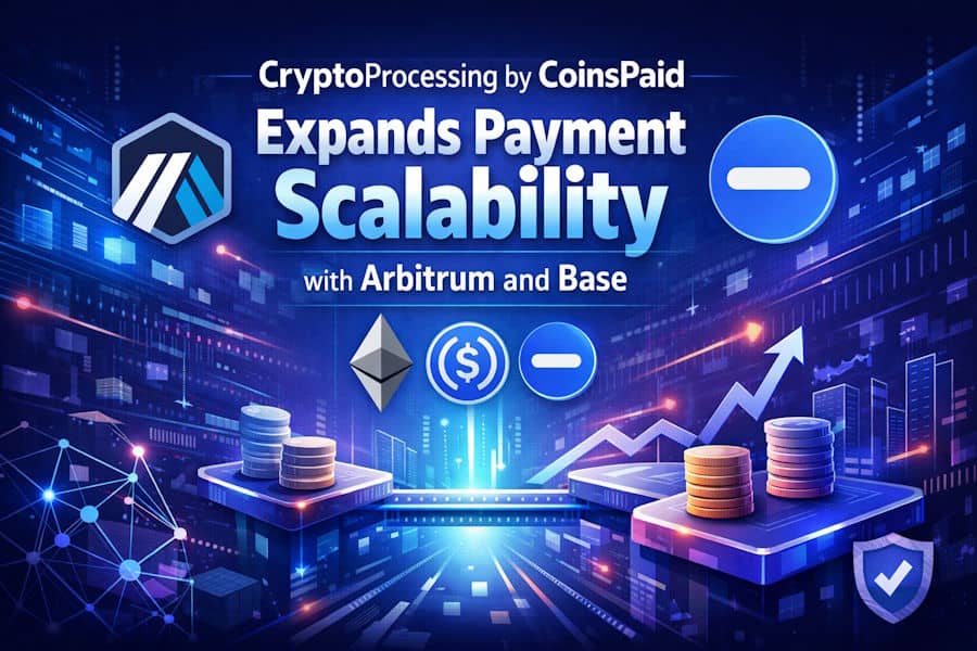 CryptoProcessing by CoinsPaid Expands Payment Scalability with Arbitrum and Base
