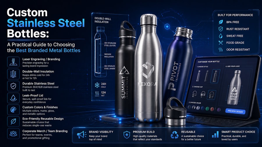 Custom Stainless Steel Bottles: A Practical Guide to Choosing the Best Branded Metal Bottles