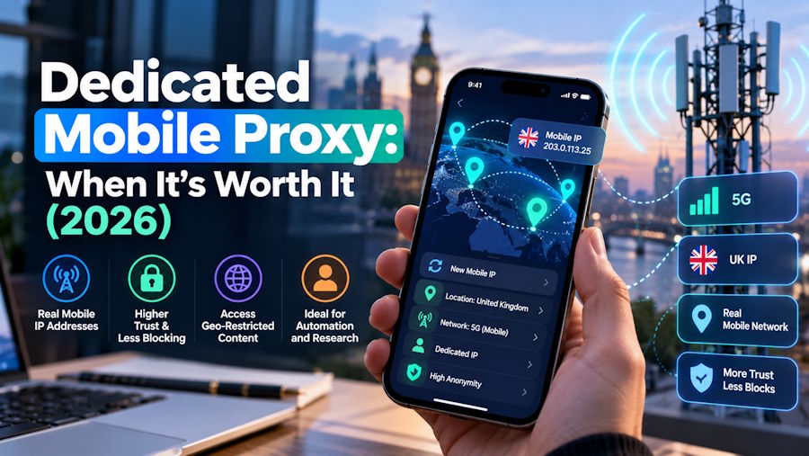Dedicated Mobile Proxy: When It's Worth It (2026)