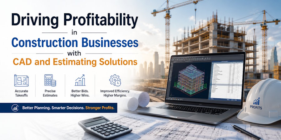 Driving Profitability in Construction Businesses with CAD and Estimating Solutions