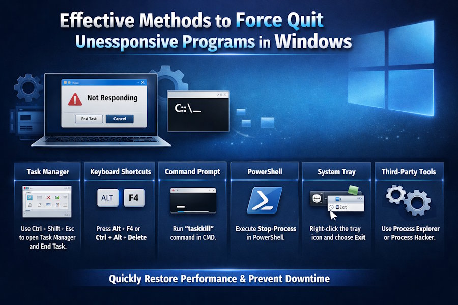 Effective Methods to Force Quit Unresponsive Programs in Windows