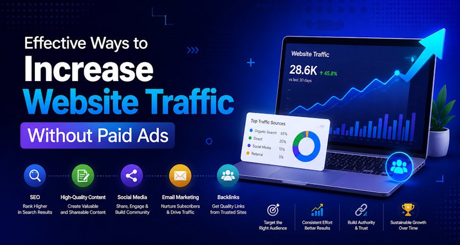 Effective Ways to Increase Website Traffic Without Paid Ads