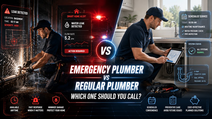 Emergency Plumber vs Regular Plumber: Which One Should You Call?