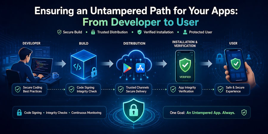 Ensuring an Untampered Path for Your Apps: From Developer to User