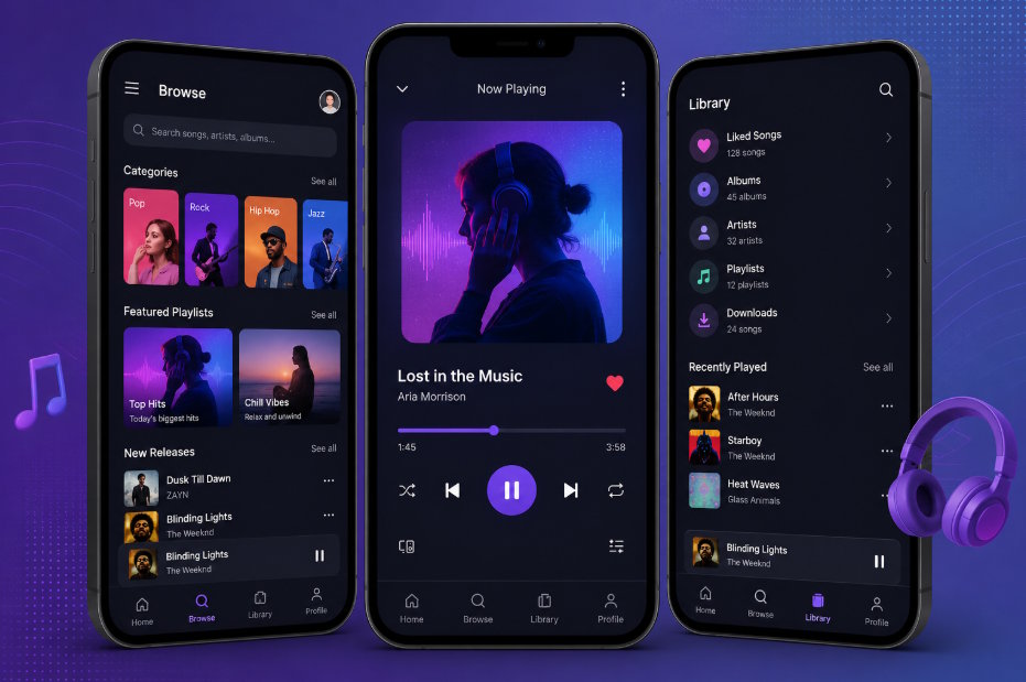 Essential Features for a Successful Music Streaming App
