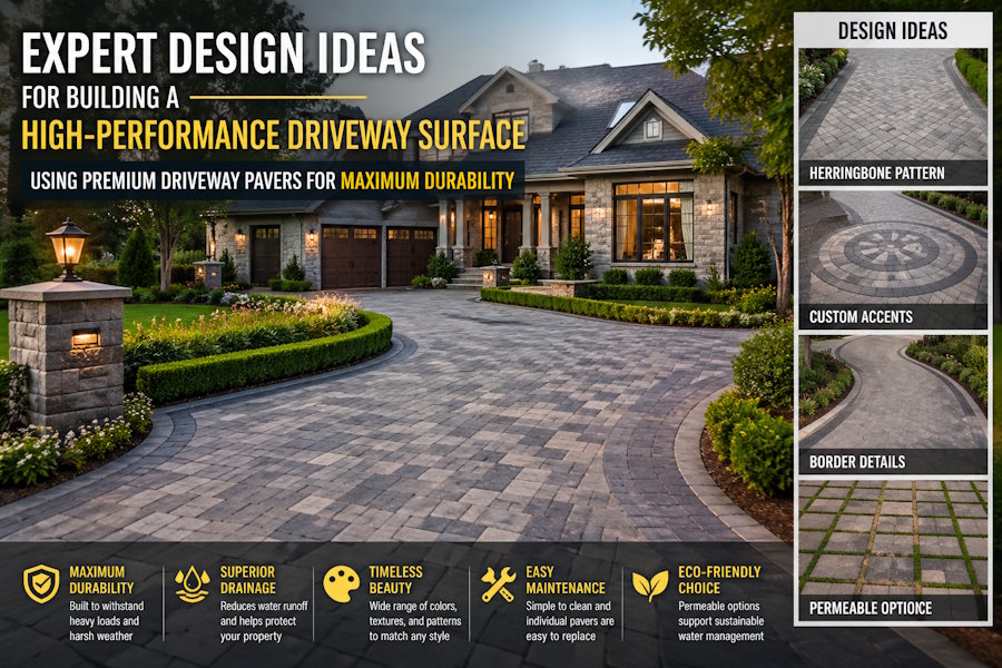 Expert Design Ideas for Building a High-Performance Driveway Surface Using Premium Driveway Pavers for Maximum Durability