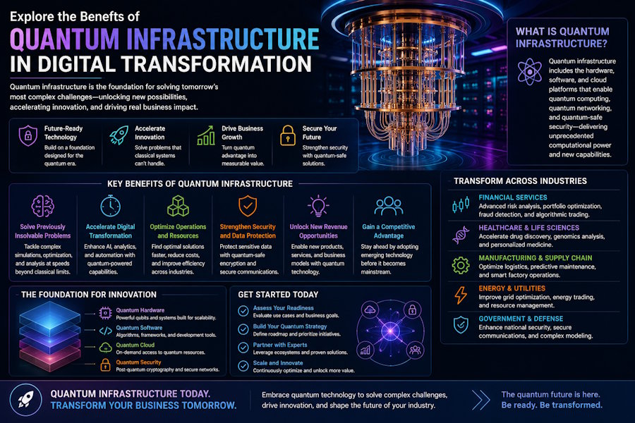 Explore the Benefits of Quantum Infrastructure in Digital Transformation