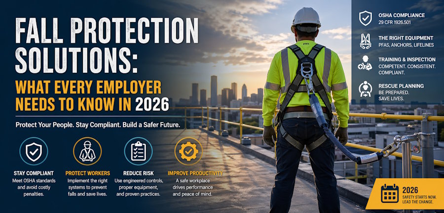 Fall Protection Solutions: What Every Employer Needs to Know in 2026