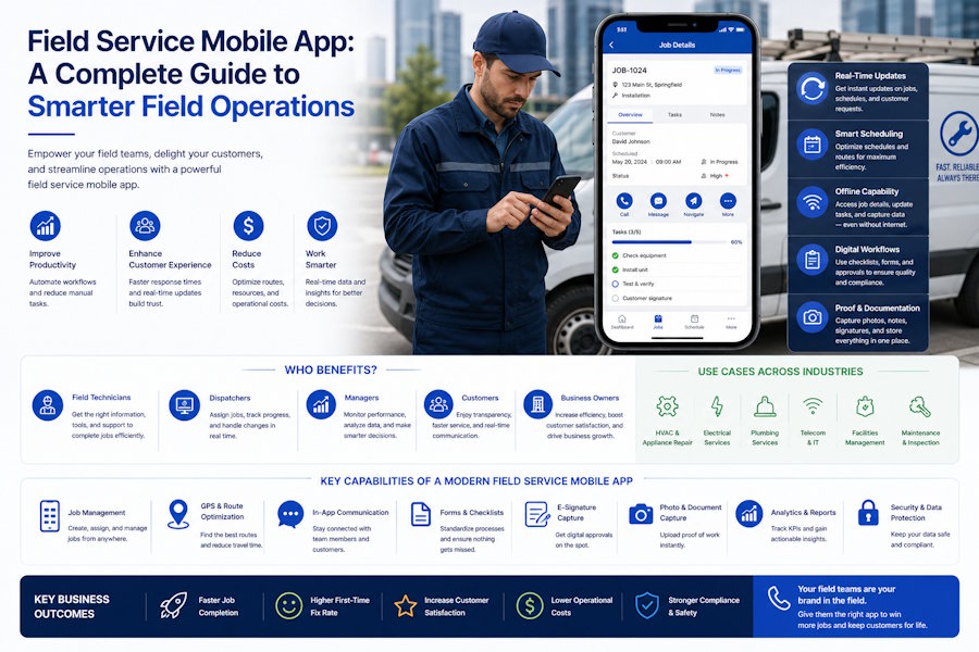 Field Service Mobile App: A Complete Guide to Smarter Field Operations