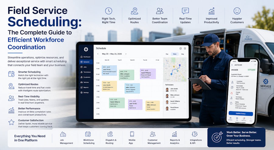 Field Service Scheduling: The Complete Guide to Efficient Workforce Coordination