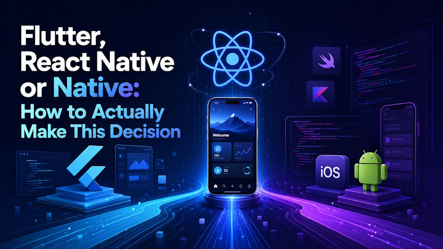 Flutter, React Native or Native: How to Actually Make This Decision