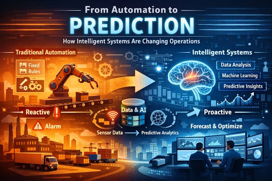 From Automation to Prediction: How Intelligent Systems Are Changing Operations