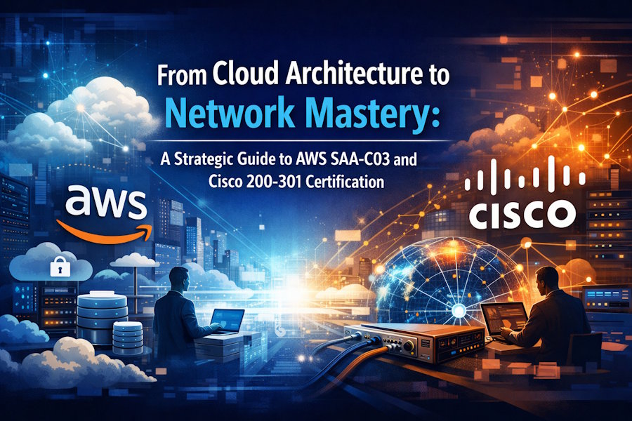 From Cloud Architecture to Network Mastery: A Strategic Guide to AWS SAA-C03 and Cisco 200-301 Certification