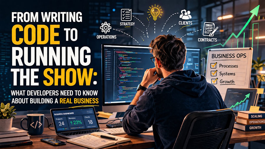 From Writing Code to Running the Show: What Developers Need to Know About Building a Real Business