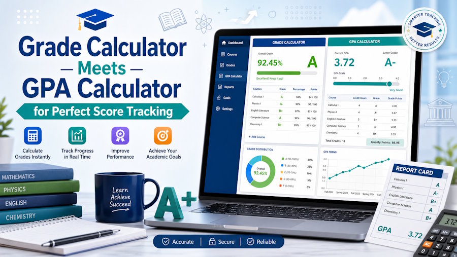 Grade Calculator Meets GPA Calculator for Perfect Score Tracking