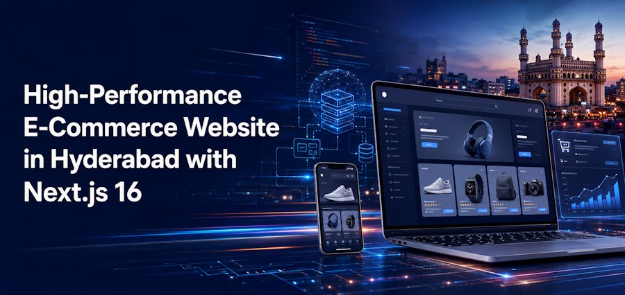 High-Performance E-Commerce Website in Hyderabad with Next.js 16