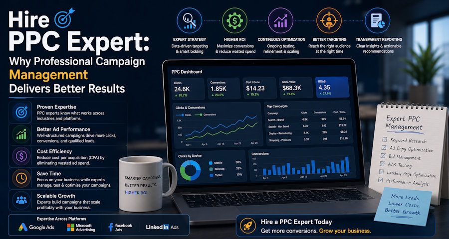Hire PPC Expert: Why Professional Campaign Management Delivers Better Results