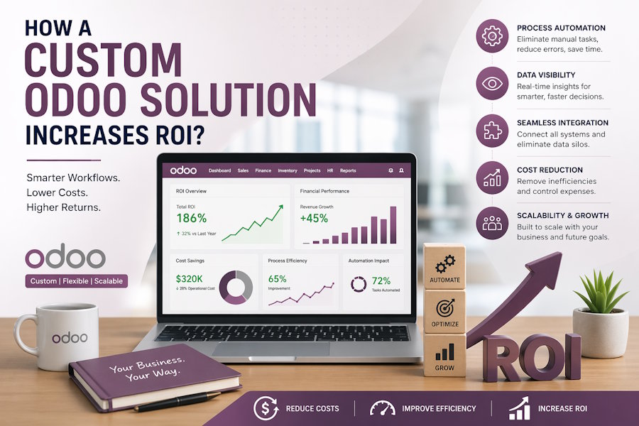 How a Custom Odoo Solution Increases ROI?