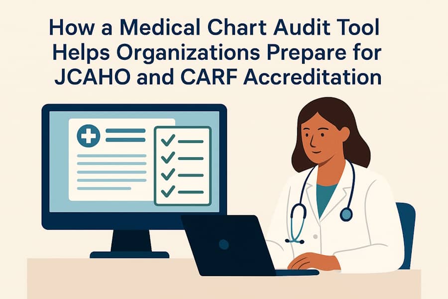How a Medical Chart Audit Tool Helps Organizations Prepare for JCAHO and CARF Accreditation