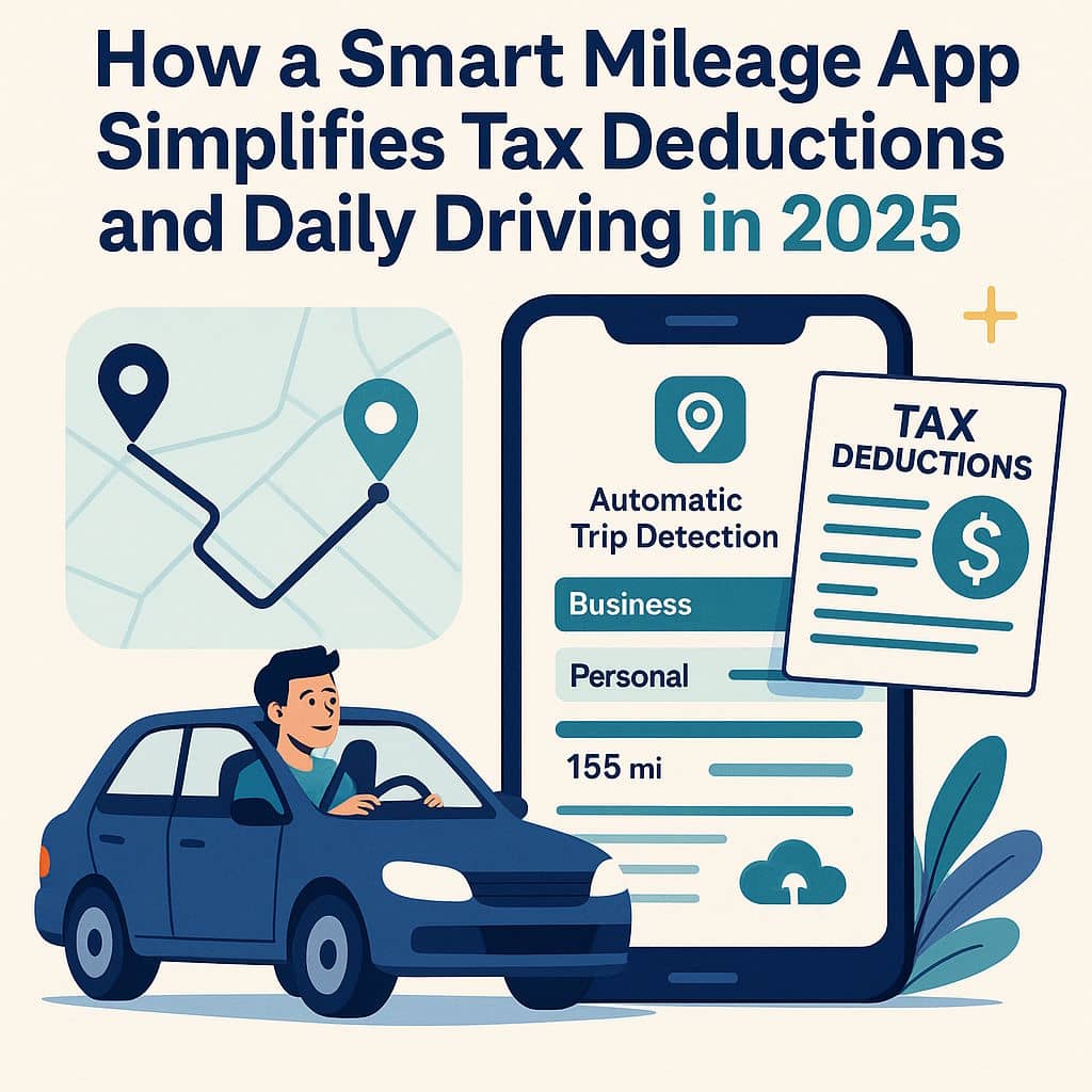 How a Smart Mileage Tracker App Simplifies Tax Deductions and Daily Driving in 2025