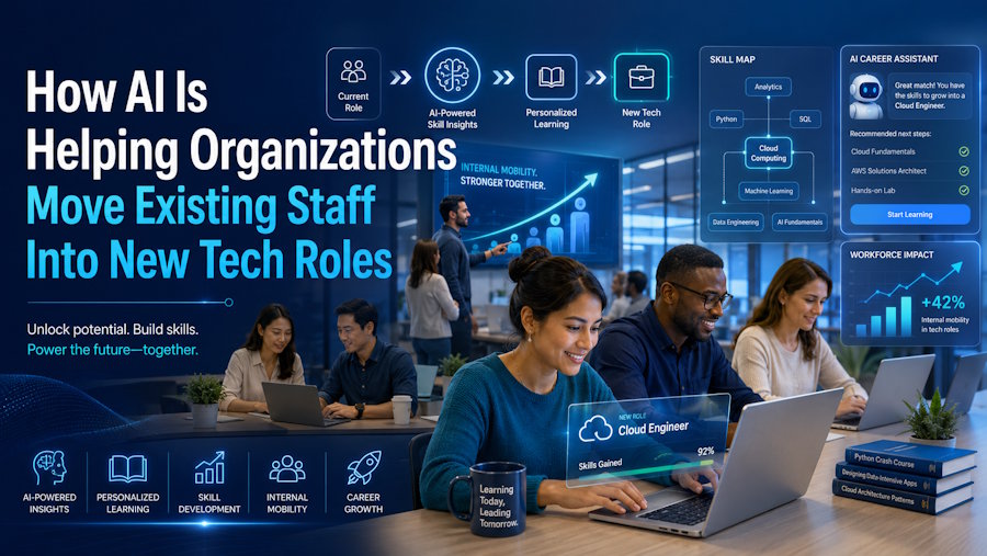 How AI Is Helping Organizations Move Existing Staff Into New Tech Roles