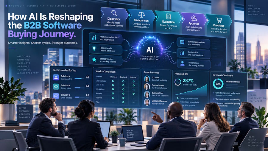 How AI Is Reshaping the B2B Software Buying Journey