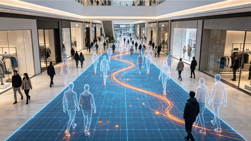 How AI People Counting Systems Use 3D Stereo Vision for More Accurate Traffic Analytics